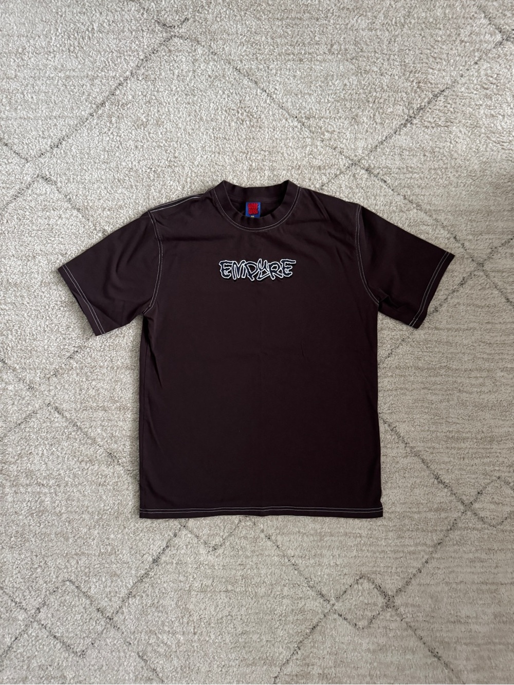 Empyre Brown Reversed Stitch Tee